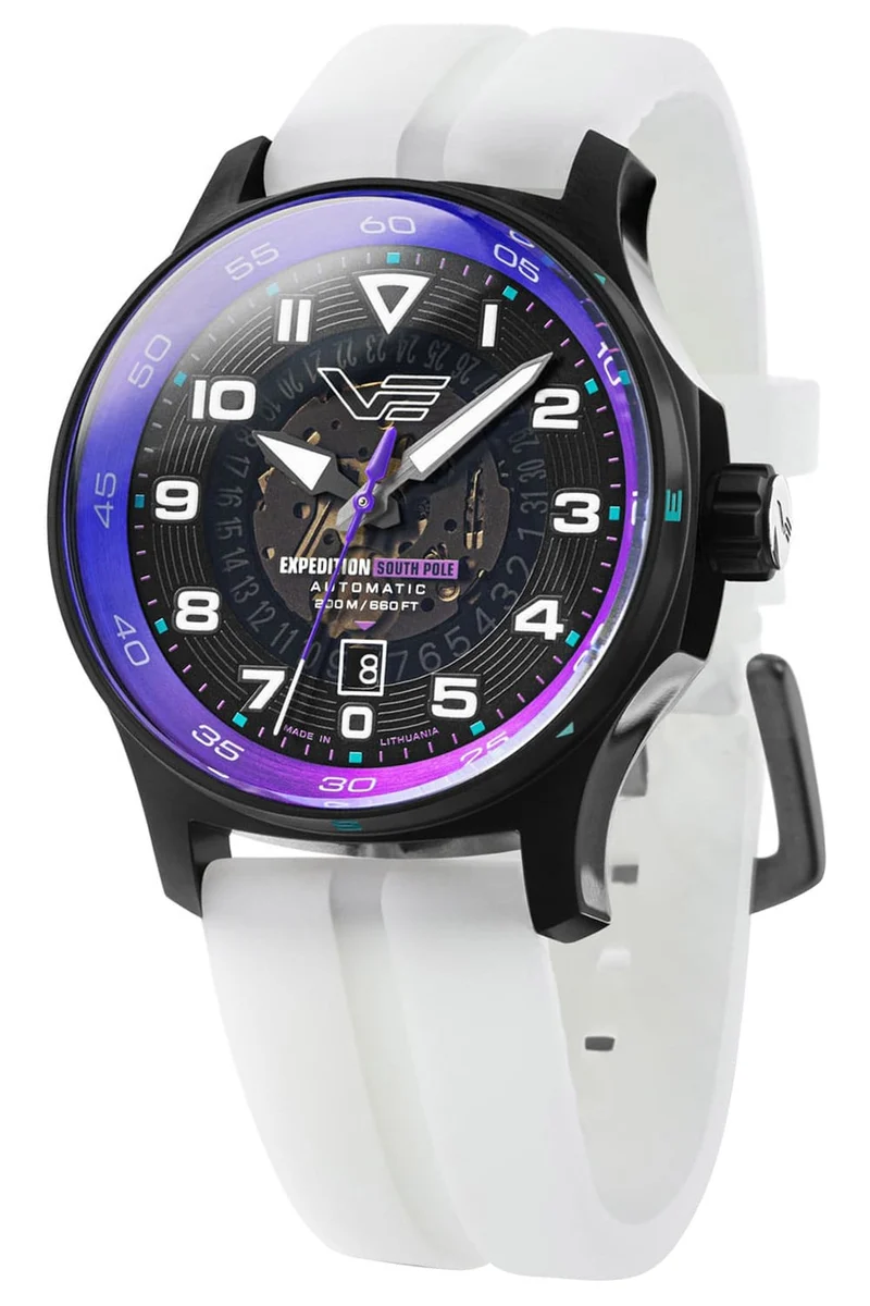 Vostok Europe Expedition South Pole NH35-592C760-WHT Herrenuhr Weiß • Automatikwerk • Sportives Polardesign