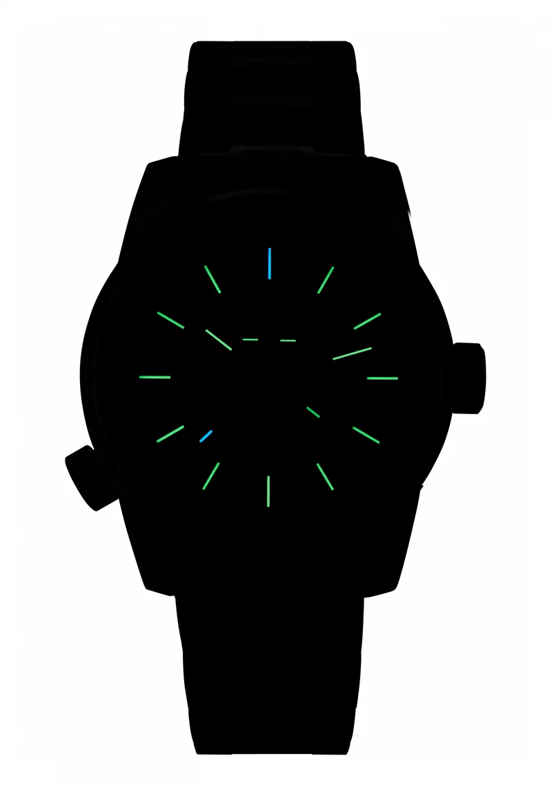 Traser P68 Pathfinder GMT Herren Armbanduhr Schwarz • Tritium-Leuchtmasse • GMT Zweitzeitzone