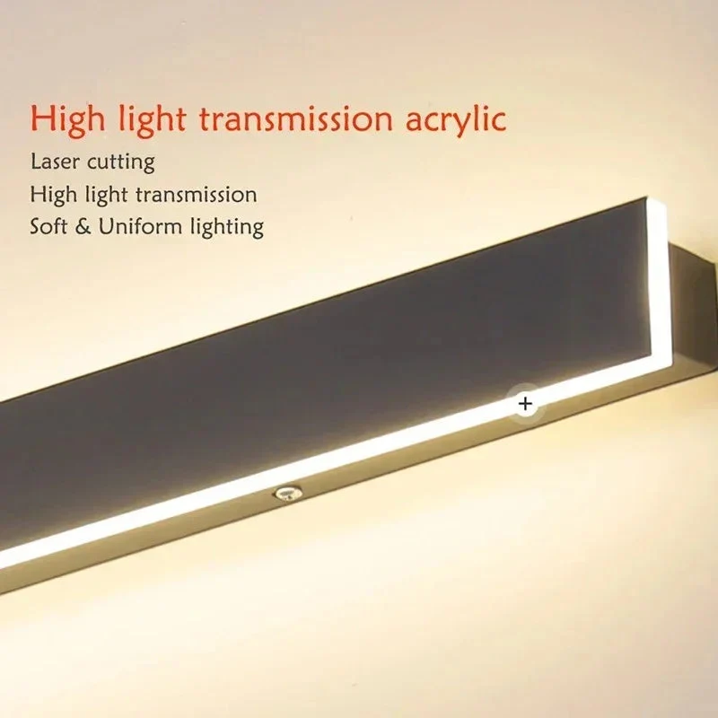 LED Wandlamp Buiten Binnen IP65 Waterdicht 30cm tot 120cm Minimalistisch Modern | Sansoti