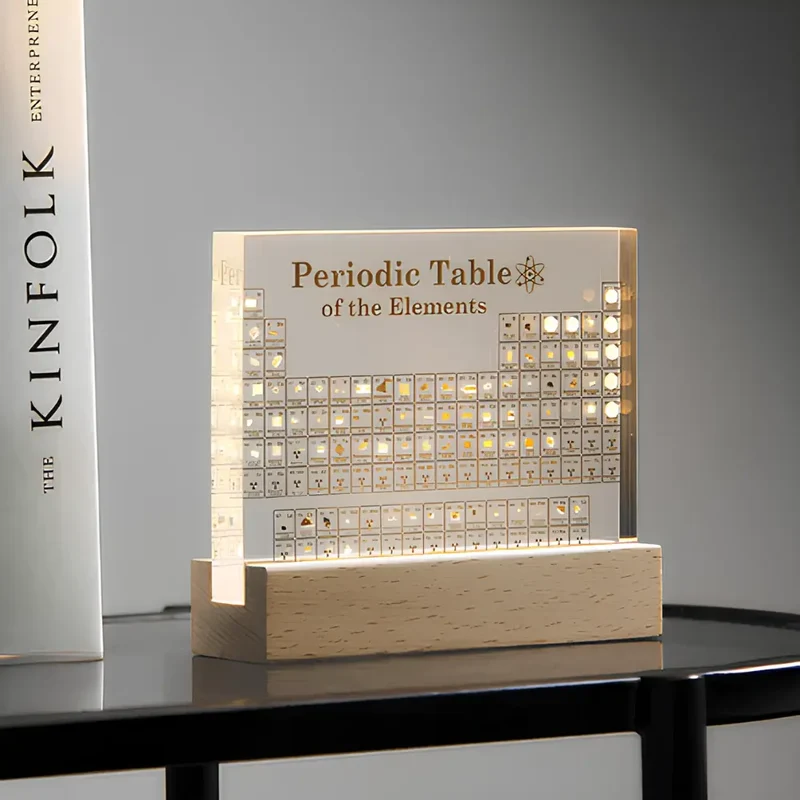 Periodiek Systeem Elementen Display Acryl Wetenschap Decor Educatief | Sansoti