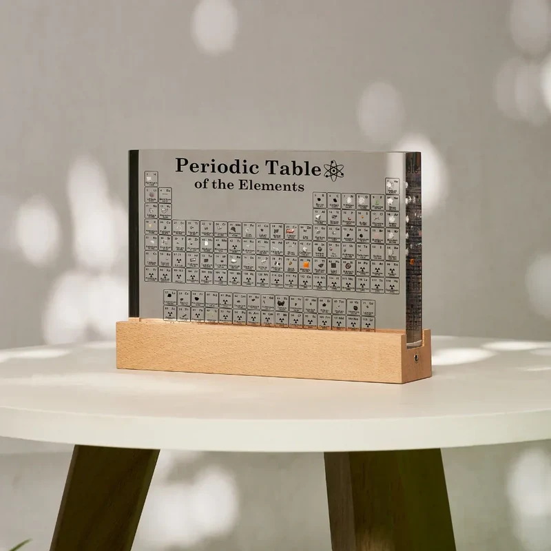 Periodiek Systeem Elementen Display Acryl Wetenschap Decor Educatief | Sansoti