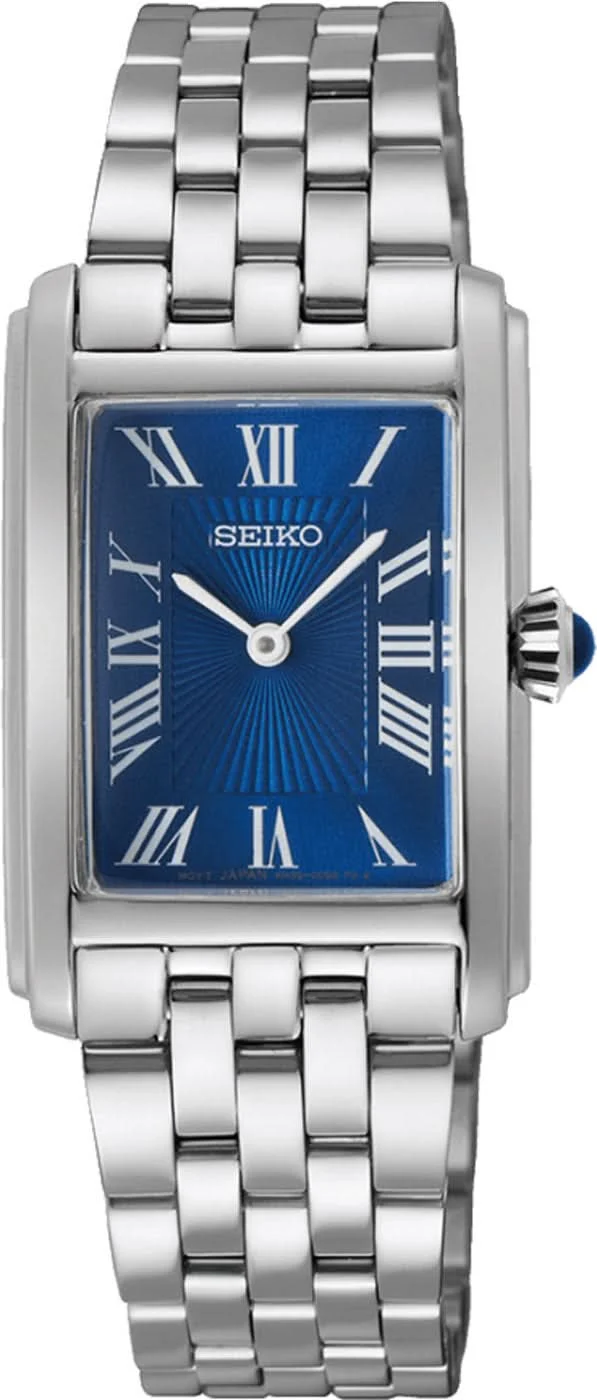 Seiko Conceptual SWR085P1 Damenuhr • Elegantes Tank-Design • Hochwertiger Edelstahl