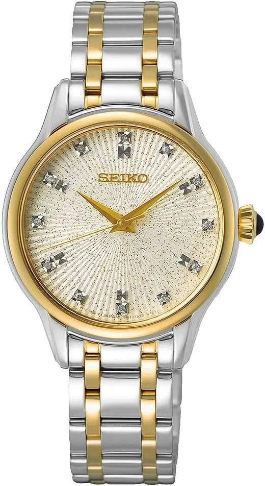 Seiko Conceptual SRZ550P1 Damenuhr • Diamanten • Saphirglas