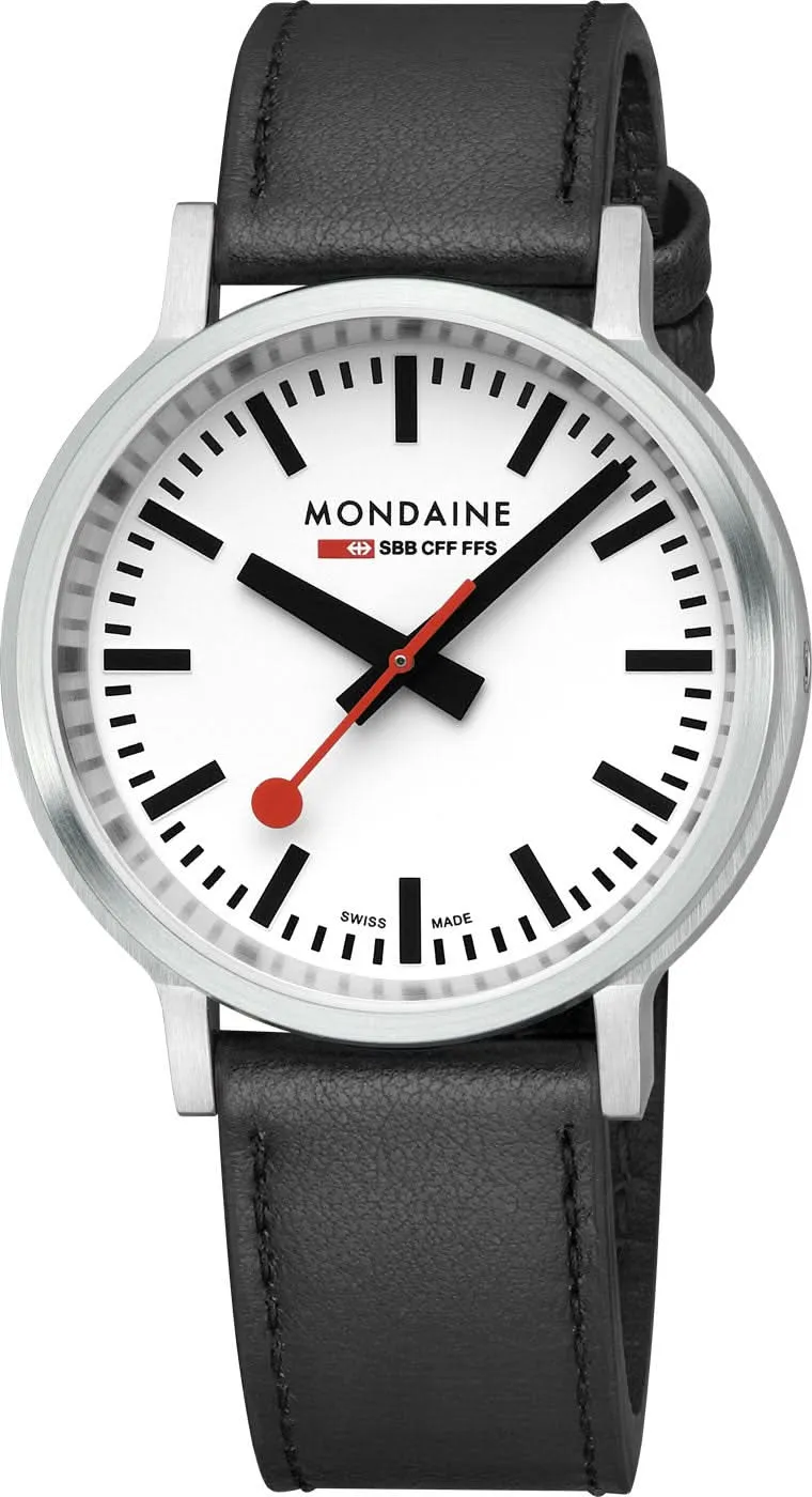 Mondaine stop2go MST.4101B.LBV.2SE Herrenuhr • SBB Design