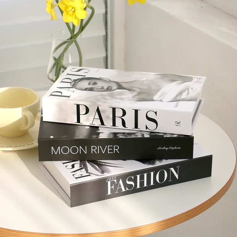 Salontafel Decoratie Boeken Set 3 Stuks Opvouwbaar Design Koffietafel Styling | Sansoti
