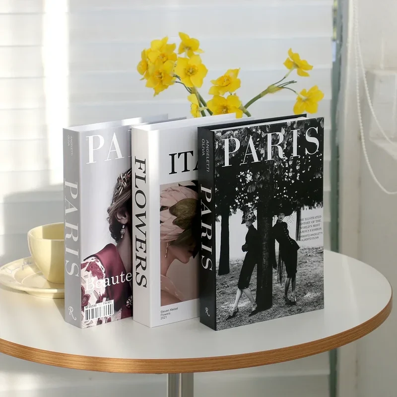 Salontafel Decoratie Boeken Set 3 Stuks Opvouwbaar Design Koffietafel Styling | Sansoti