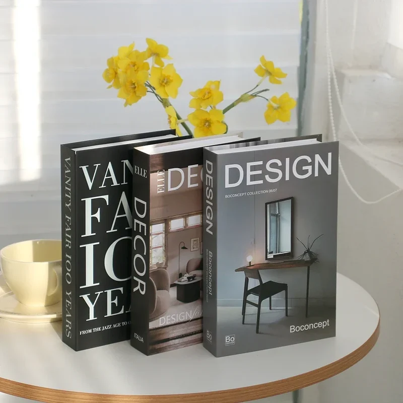Salontafel Decoratie Boeken Set 3 Stuks Opvouwbaar Design Koffietafel Styling | Sansoti