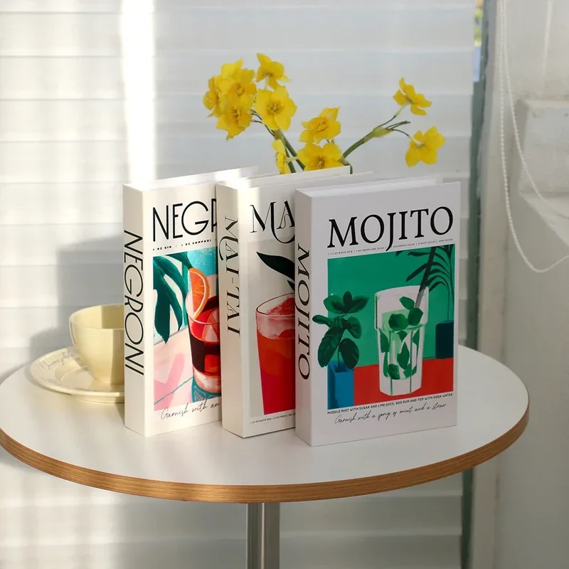 Salontafel Decoratie Boeken Set 3 Stuks Opvouwbaar Design Koffietafel Styling | Sansoti