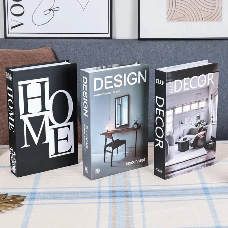 Salontafel Decoratie Boeken Set 3 Stuks Opvouwbaar Design Koffietafel Styling | Sansoti