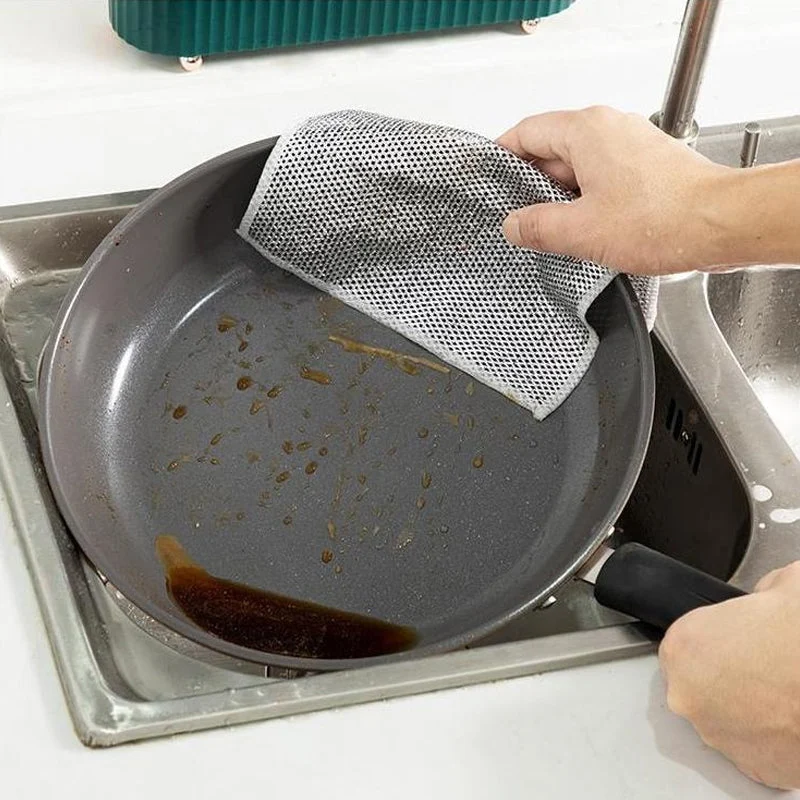 Schoonmaakdoek Metaal Multifunctioneel Krasvrij Afwasdoek Keuken Grill | Sansoti