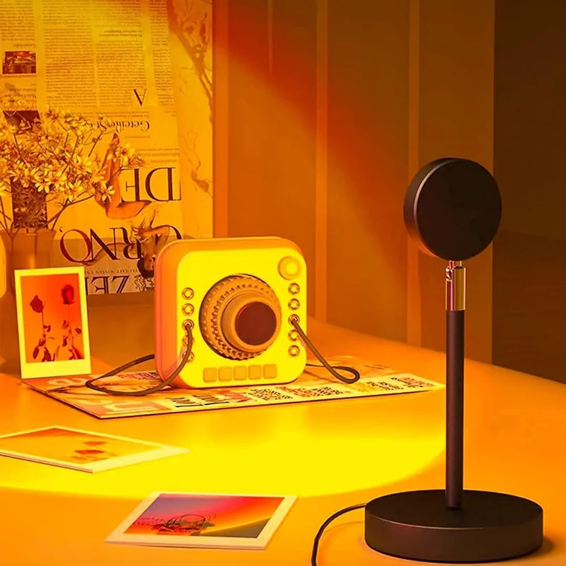 Sunset Lamp Projector LED 360 Graden Sfeerlicht Zonsondergang Lamp Kamer | Sansoti