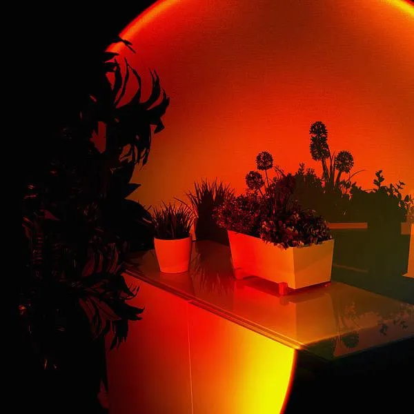 Sunset Lamp Projector LED 360 Graden Sfeerlicht Zonsondergang Lamp Kamer | Sansoti