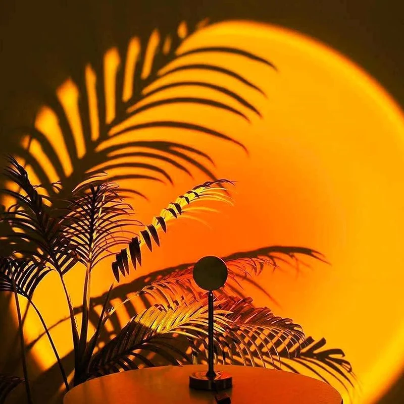 Sunset Lamp Projector LED 360 Graden Sfeerlicht Zonsondergang Lamp Kamer | Sansoti