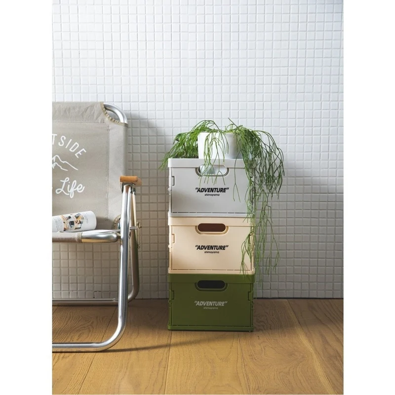 Opvouwbare Opbergkrat PP Stapelbaar A4 34x24cm 8kg Bureau Documenten Boeken | Sansoti
