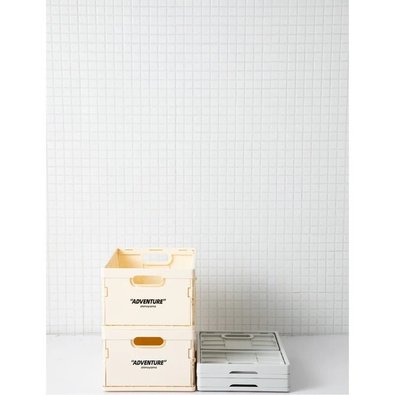 Opvouwbare Opbergkrat PP Stapelbaar A4 34x24cm 8kg Bureau Documenten Boeken | Sansoti