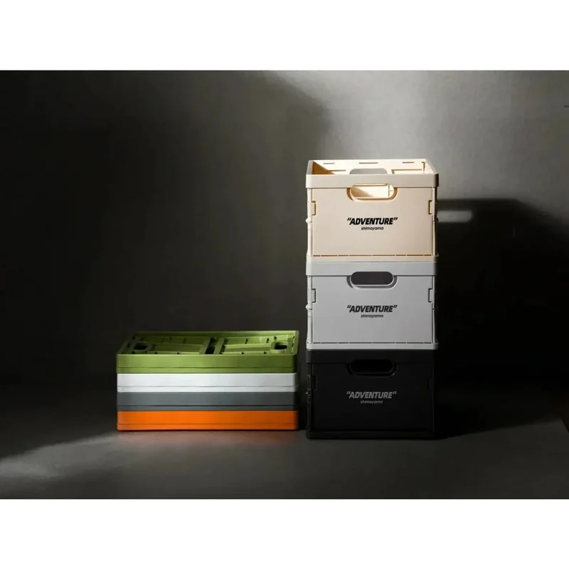 Opvouwbare Opbergkrat PP Stapelbaar A4 34x24cm 8kg Bureau Documenten Boeken | Sansoti
