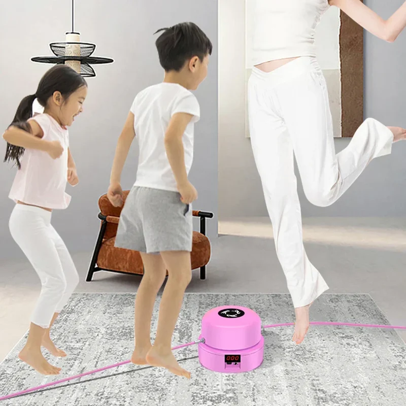 Automatisch Springtouw Fitness Systeem Oplaadbaar Verstelbare Snelheid Cardio Training | Sansoti
