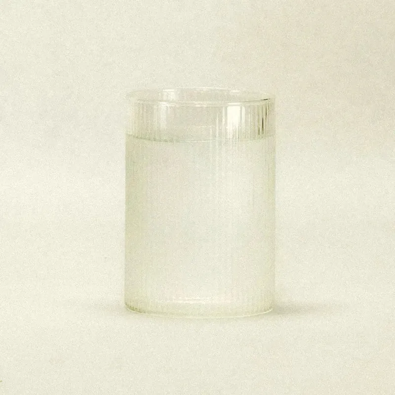 Ribbel Drinkglas Geribbeld Glas Klassiek 300ml 400ml Transparant Tafel Cadeau | Sansoti