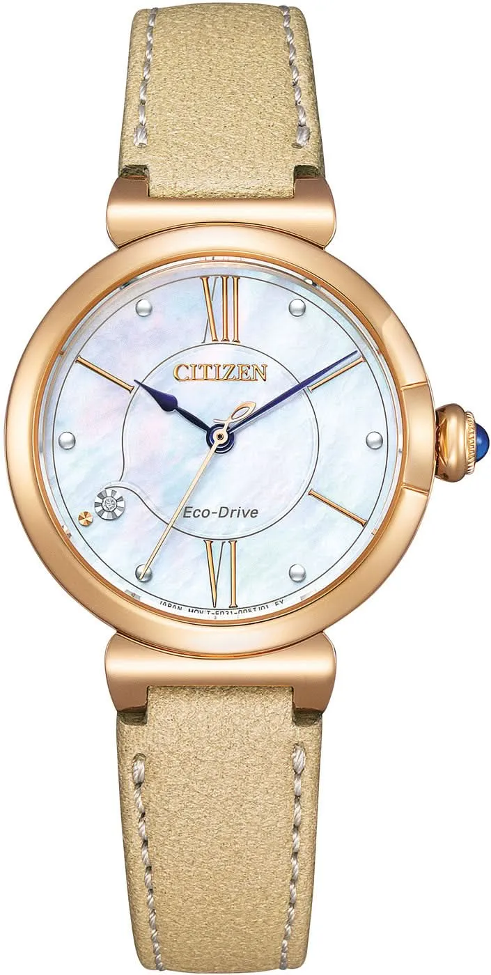 Citizen L EM1073-18D Damenuhr • Eco-Drive • Saphirglas