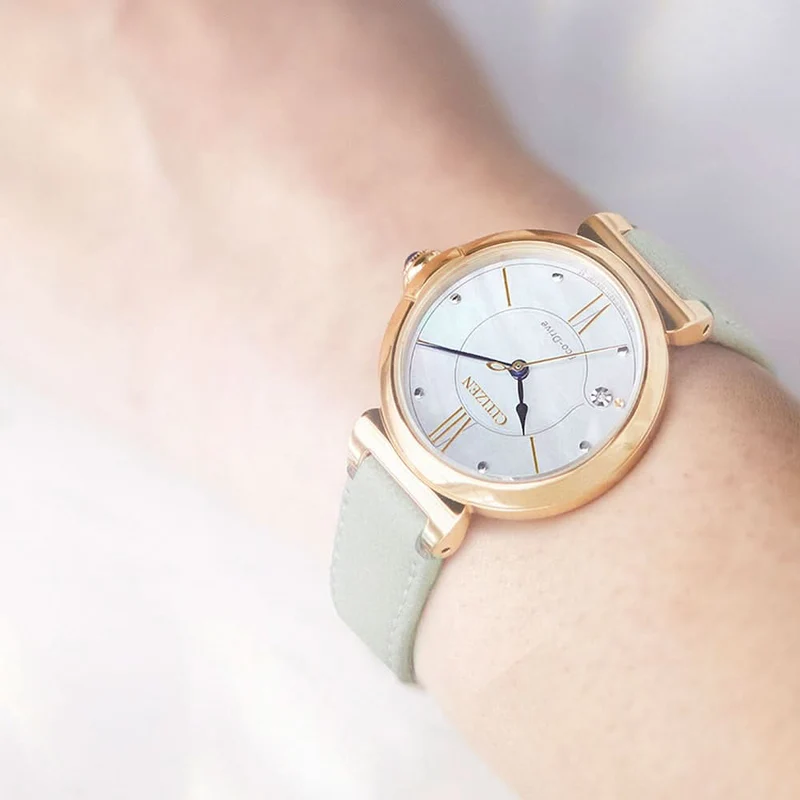 Citizen L EM1073-18D Damenuhr • Eco-Drive • Saphirglas