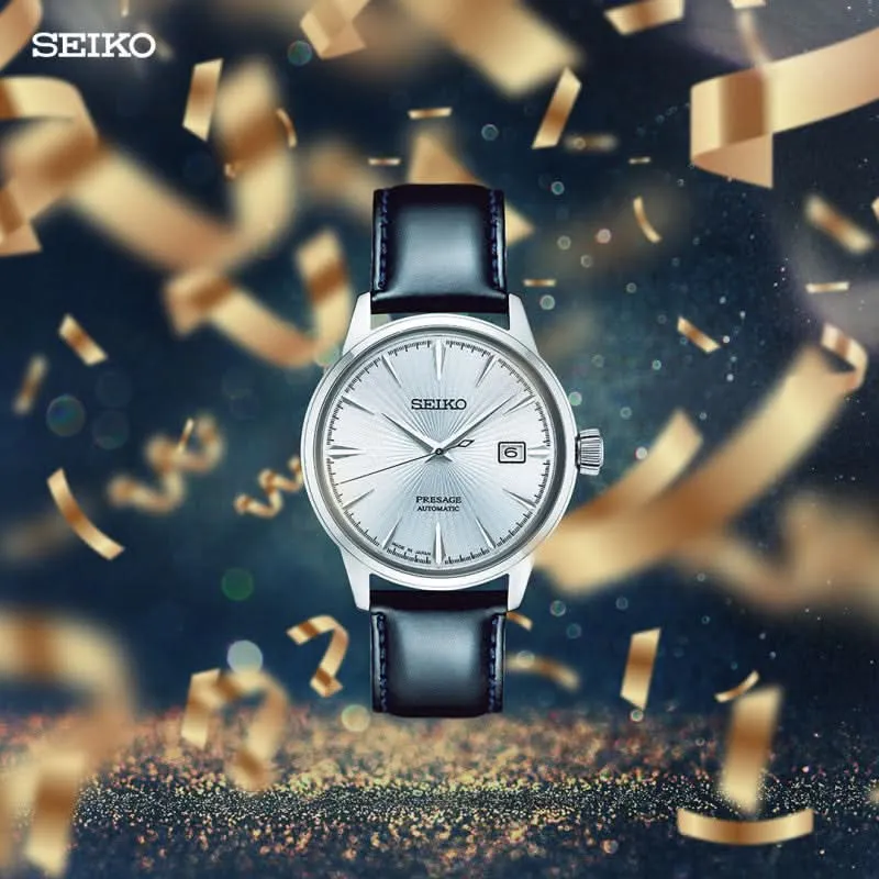 Seiko Presage SRPB43J1 Herrenuhr • Automatikwerk Kaliber 4R35 • Cocktail-Design