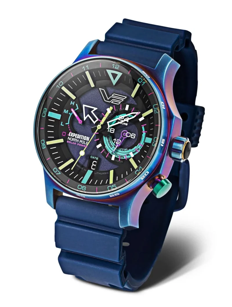 Vostok Europe Expedition VS57-595D737 Herrenuhr • Solar • Rainbow