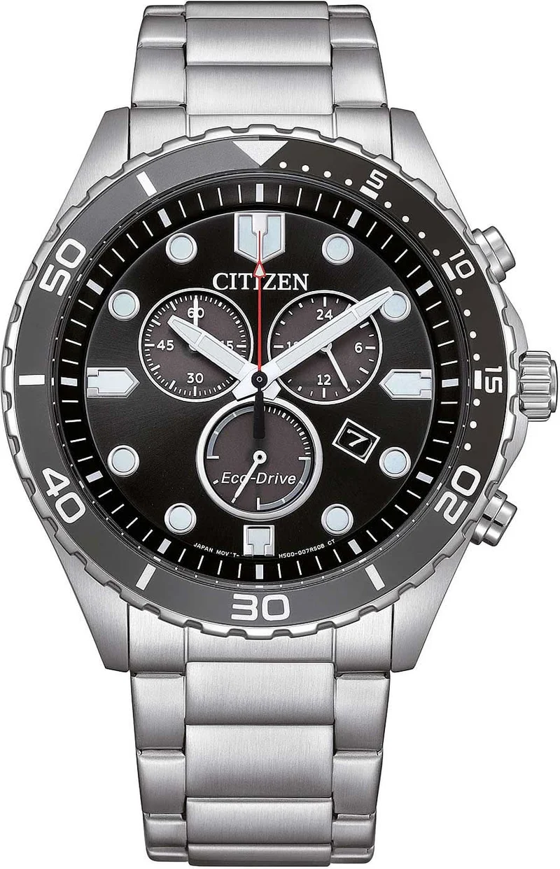 Citizen Sport AT2568-82E Herrenuhr • Eco-Drive Solar • Chronograph