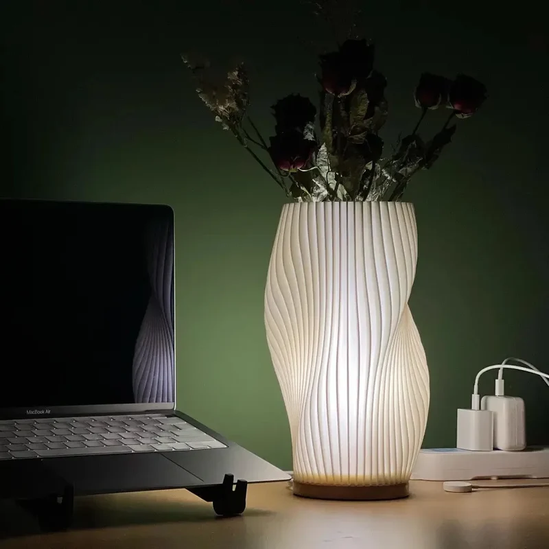 Tafellamp Golf Wolk Swirl Glas IJzer Dimbaar E14 LED Medium Groot Woonkamer Slaapkamer | Sansoti