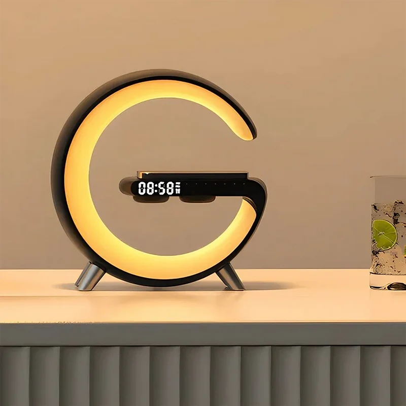 Wekker Bluetooth Speaker Draadloos Opladen 3-in-1 Nachtkastje LED Display | Sansoti
