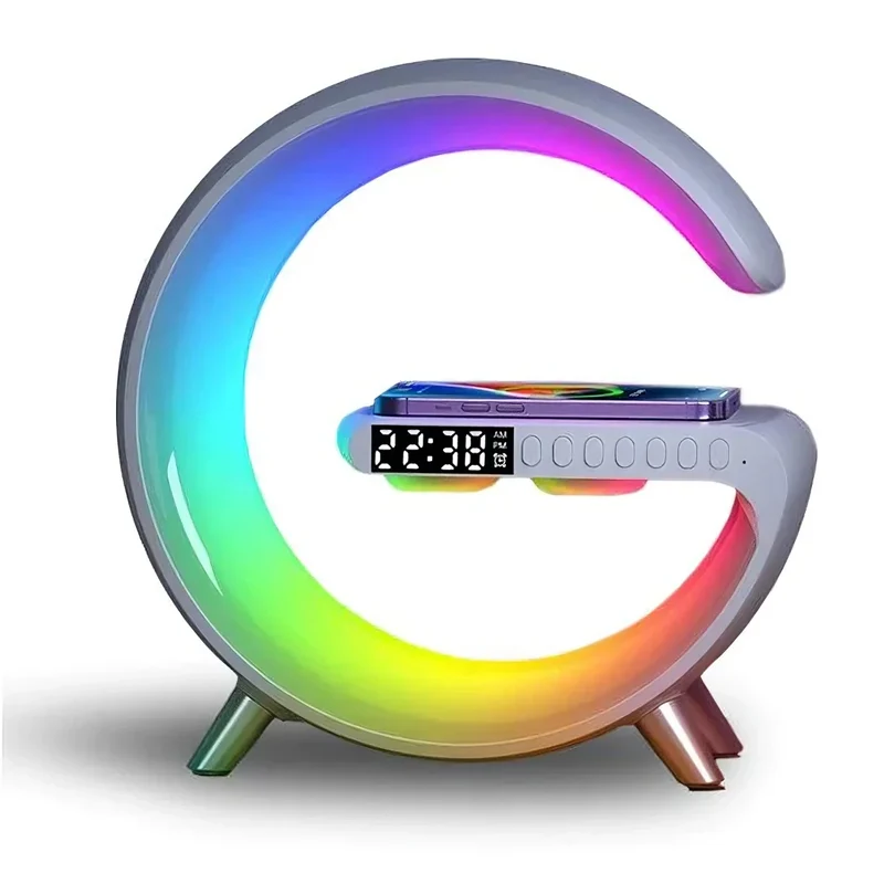 Wekker Bluetooth Speaker Draadloos Opladen 3-in-1 Nachtkastje LED Display | Sansoti