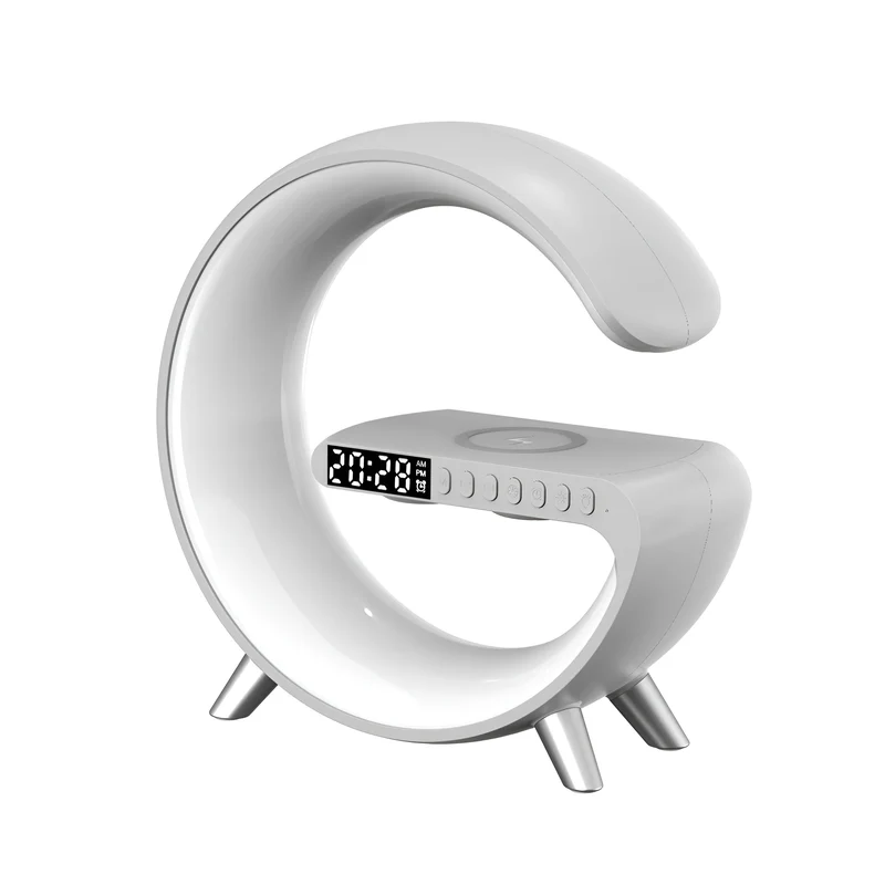 Wekker Bluetooth Speaker Draadloos Opladen 3-in-1 Nachtkastje LED Display | Sansoti
