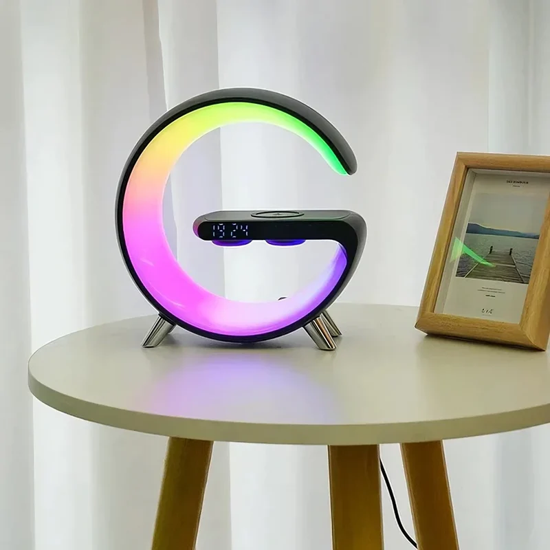 Wekker Bluetooth Speaker Draadloos Opladen 3-in-1 Nachtkastje LED Display | Sansoti
