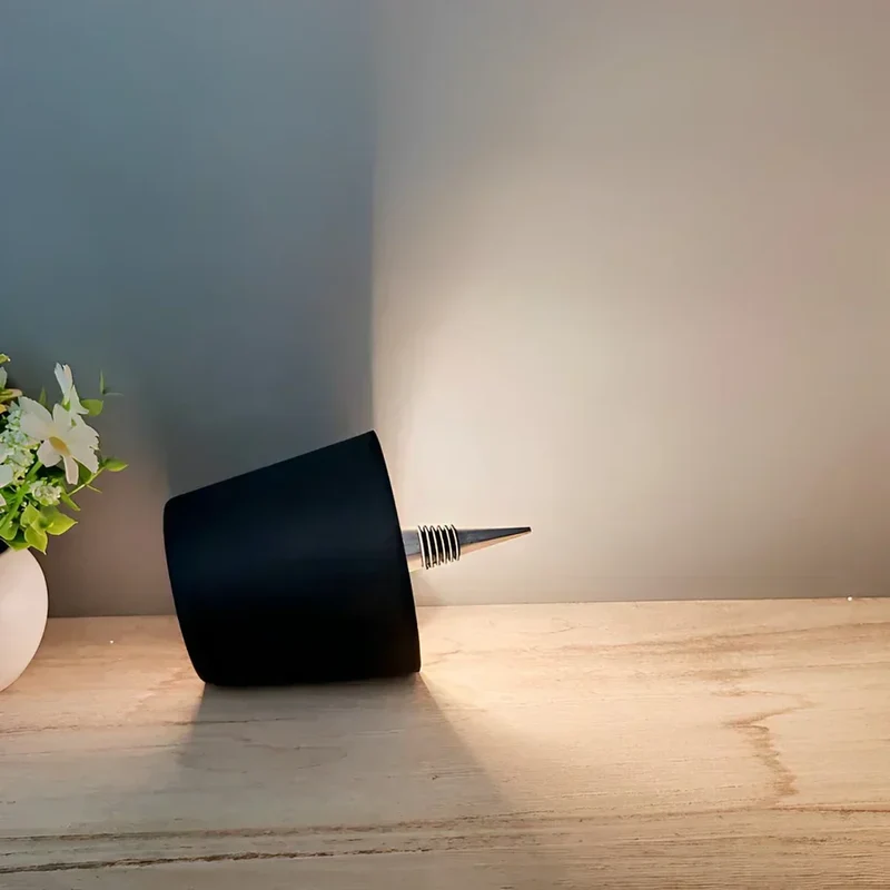 Flessenlamp LED Oplaadbaar Aluminium Tafellamp Voor Wijnfles Warm Licht | Sansoti
