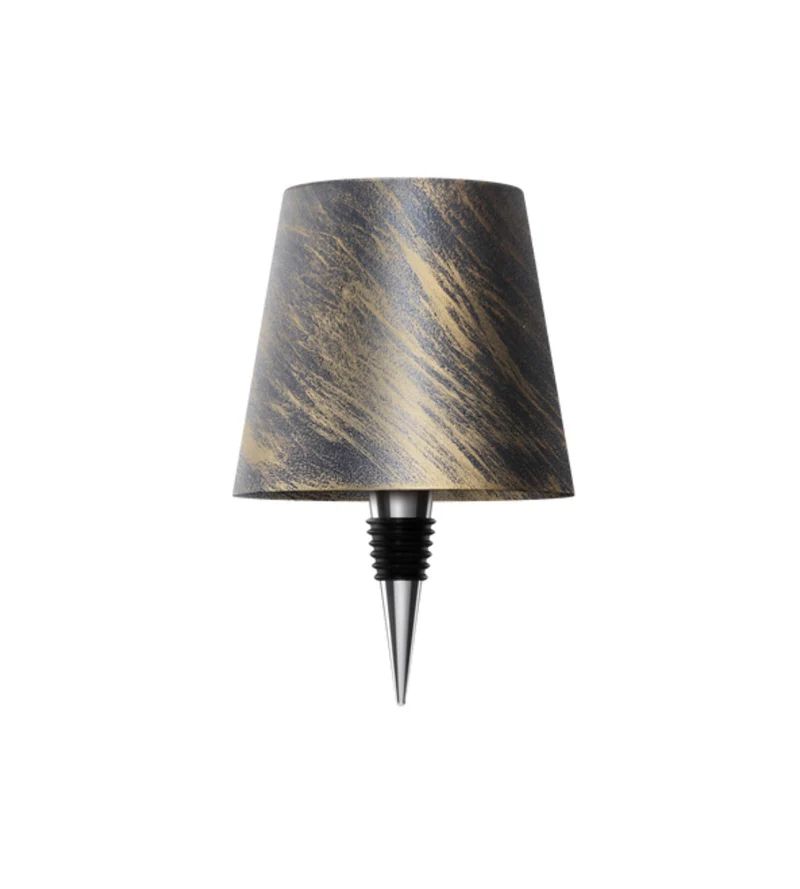 Flessenlamp LED Oplaadbaar Aluminium Tafellamp Voor Wijnfles Warm Licht | Sansoti