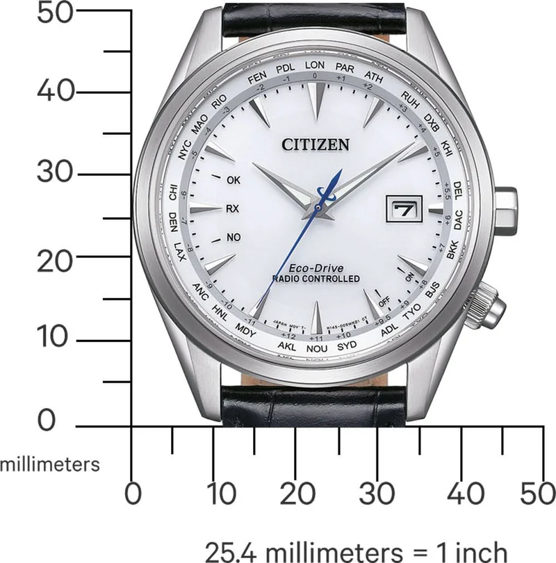 Citizen CB0270-10A Herrenuhr • Eco-Drive Funkantrieb • Weltzeit