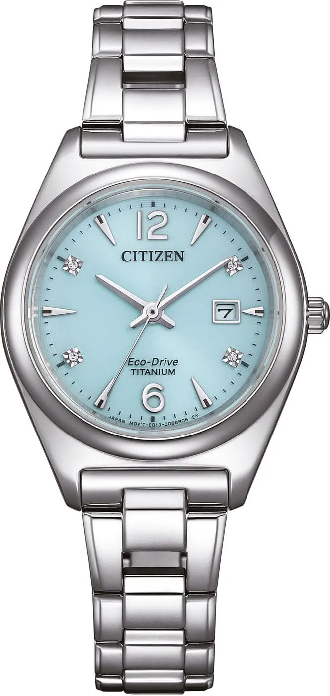 Citizen Super Titanium EW2601-81M Damenuhr • Eco-Drive • Saphirglas