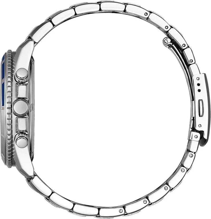 Citizen AN8201-57L Herrenuhr • Chronograph • Blaues Zifferblatt