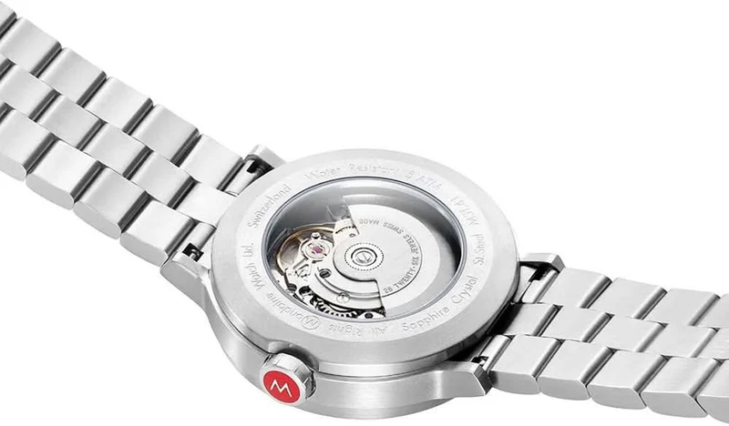Mondaine Original Automatic MST.4161B.SJ Herrenuhr • Schweizer Bahnhofsuhren-Design • Automatikwerk