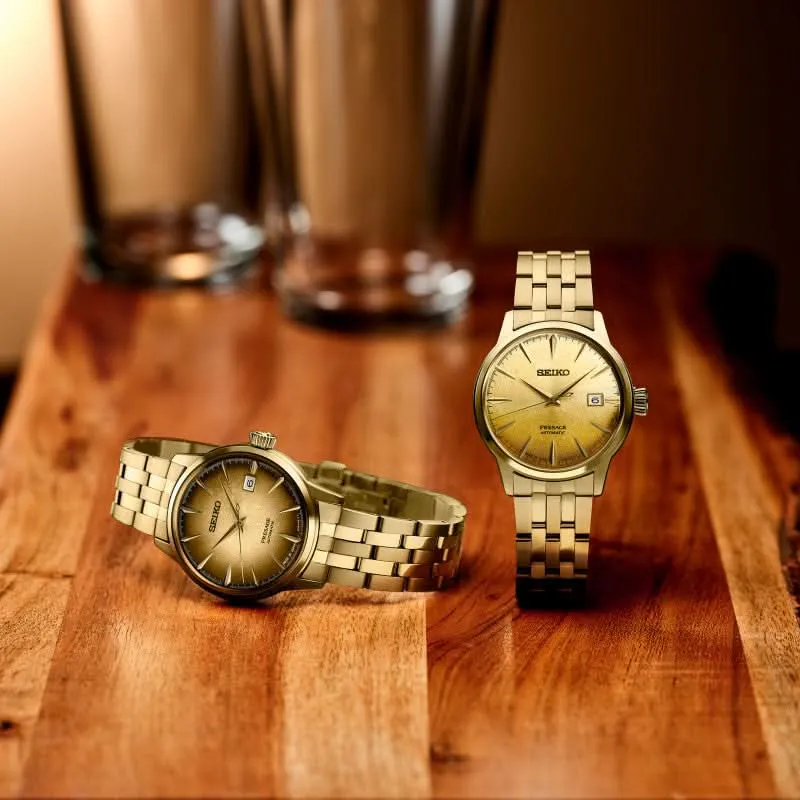 Seiko 5 Sports SRPK46J1 Herrenuhr • Automatik • Gold-Finish