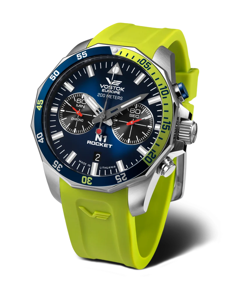 Vostok Europe Rocket N1 6S21-225A708 Herrenuhr • 20 ATM • K1-Sicherheitsglas