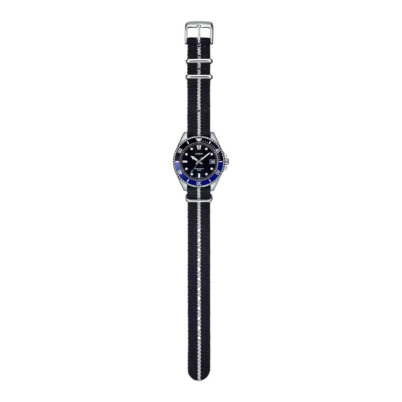 Casio MDV-10-1A2VEF Uhr • Sportliche Taucher-Optik • Drehbare Lünette
