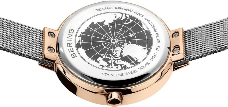 Bering Solar 14631-369 Damenuhr • Saphirglas • Milanaise