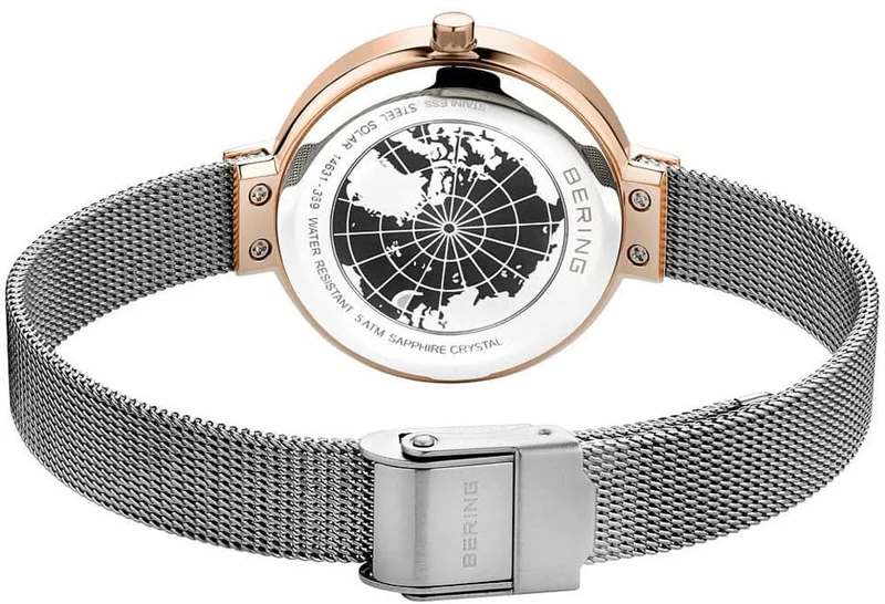 Bering Solar 14631-369 Damenuhr • Saphirglas • Milanaise