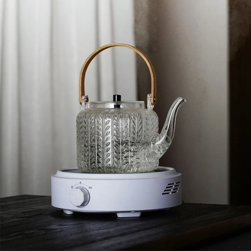 Glazen Theepot Met Infuser Hittebestendig Borosilicaat Glas 1 Liter | Sansoti