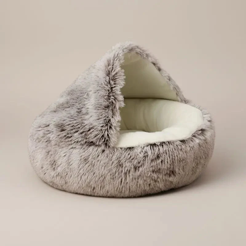 Hondenmand Pluche Zacht Antislip Kat Hond Slaapmand Warm Kattenmand Luxe | Sansoti