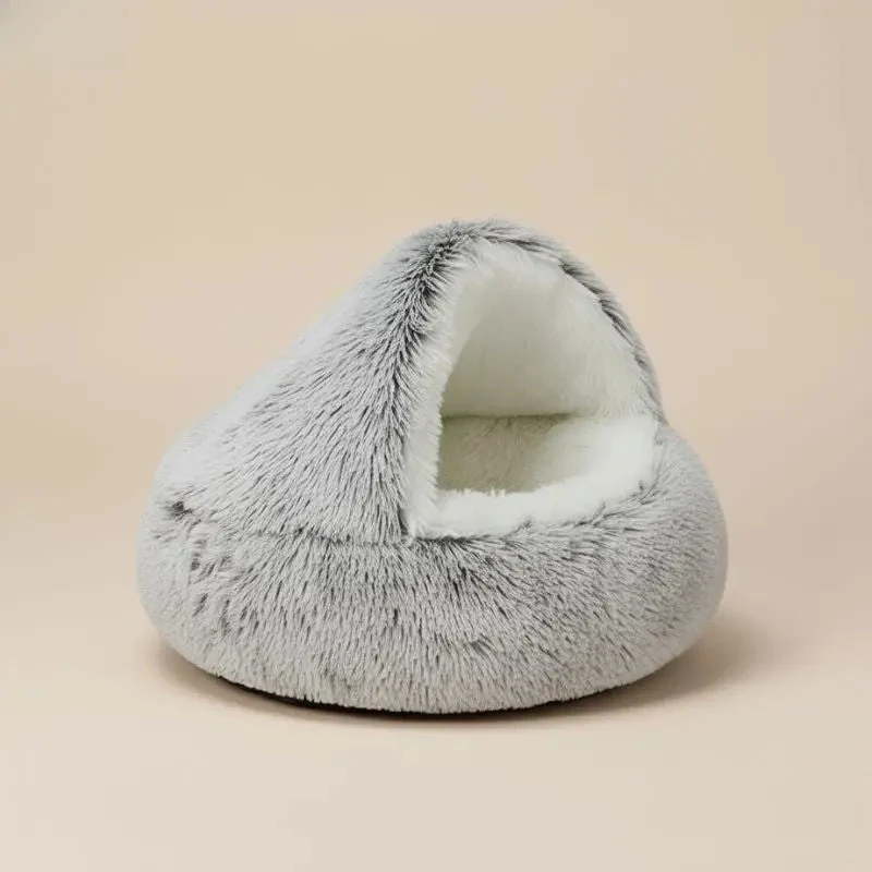 Hondenmand Pluche Zacht Antislip Kat Hond Slaapmand Warm Kattenmand Luxe | Sansoti
