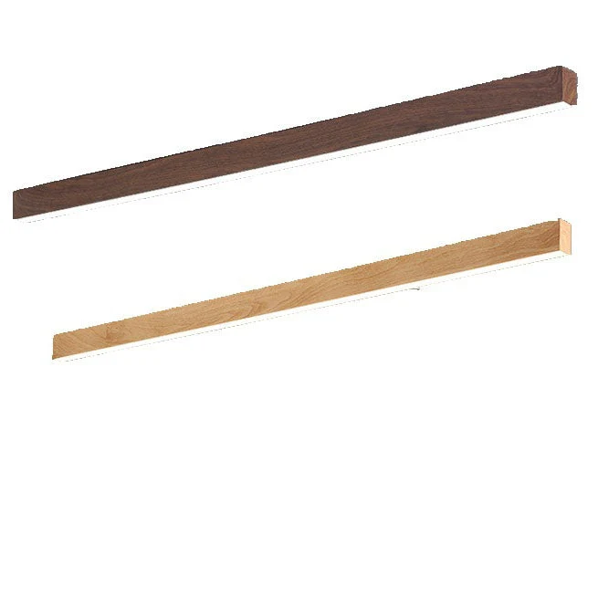 Kantoor Lijnlamp Plafond Hout Aluminium 60cm 100cm 120cm Ingebouwde LED Werkplek | Sansoti