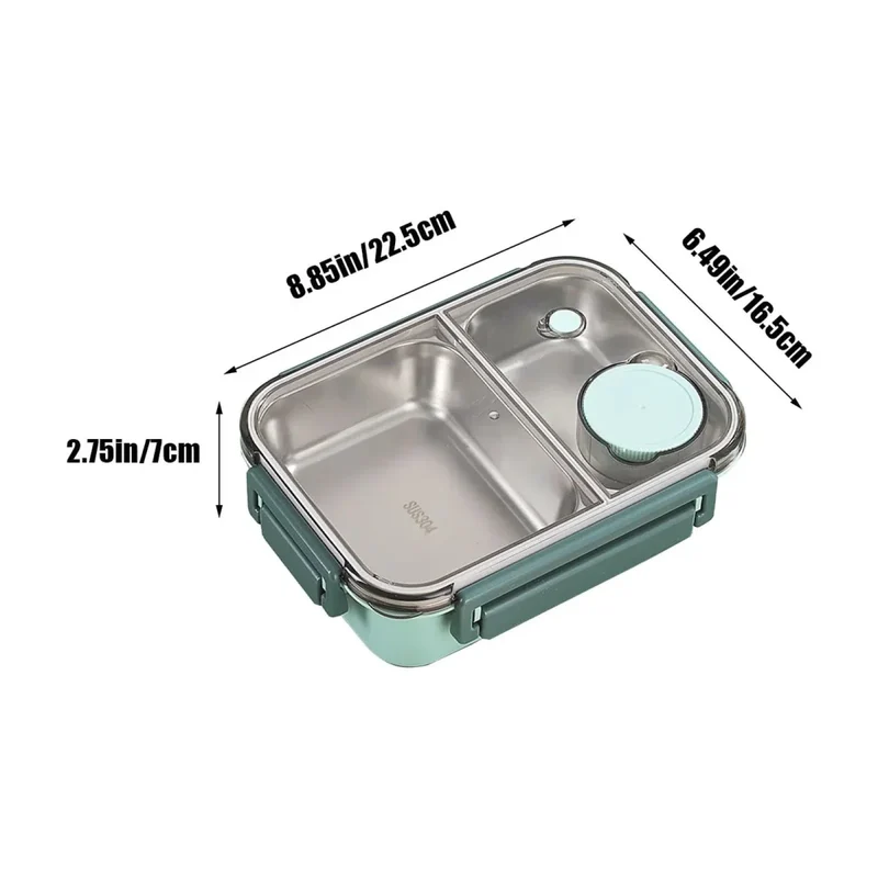 Thermoscontainer Lunchbox Isolerend Lekvrij Warm Eten Onderweg Compact Meenemen | Sansoti