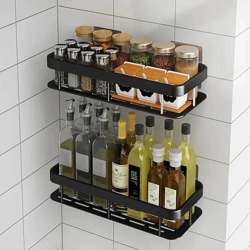 Badkamerplank Zelfklevend Boren ABS RVS Hoekplank Douche Scandinavisch Modern | Sansoti