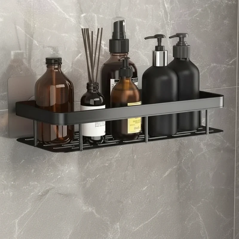 Badkamerplank Zelfklevend Boren ABS RVS Hoekplank Douche Scandinavisch Modern | Sansoti